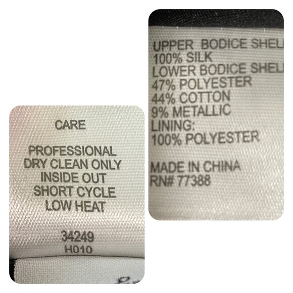 BROADWAY & BROOME Silk Black Gold Sparkle Sleeveless Fit & Flare Mini Dress 2 - Picture 11 of 12